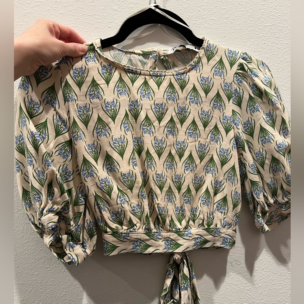 ZARA BLOUSE- beautiful open back